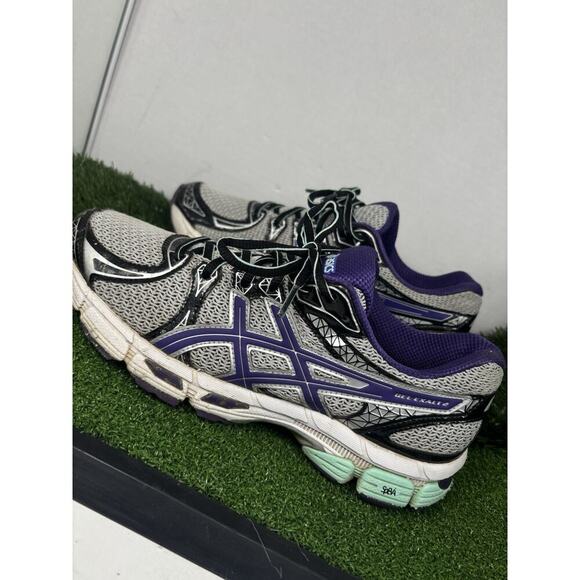 Asics Womens Gel Exalt 2 T4B6N Gray Purple Running Shoes Sneakers Size 8.5 - Picture 1 of 8